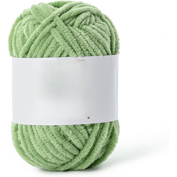 Fluffy Velvet Yarn for Crocheting, Chunky Chenille Blanket Yarn for Crochet, Soft Fuzzy Puzzle Yarn for Knitting, Bulky Thick Amigurumi Crochet Yarns