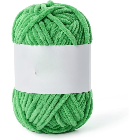 Fluffy Velvet Yarn for Crocheting, Chunky Chenille Blanket Yarn for Crochet, Soft Fuzzy Puzzle Yarn for Knitting, Bulky Thick Amigurumi Crochet Yarns