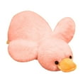 thumbnail image 1 of Fluffy White Duck Plush Stuffed Animal Toy Cute Hugging Pillow Sleeping Companion for 3-8 Years Soothing Comfort Gift, 1 of 6