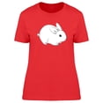 thumbnail image 1 of Fluffy White Rabbit T-Shirt Women -Image by Shutterstock, Female Large, 1 of 2