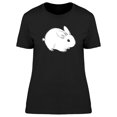 thumbnail image 1 of Fluffy White Rabbit T-Shirt Women -Image by Shutterstock, Female x-Large, 1 of 2