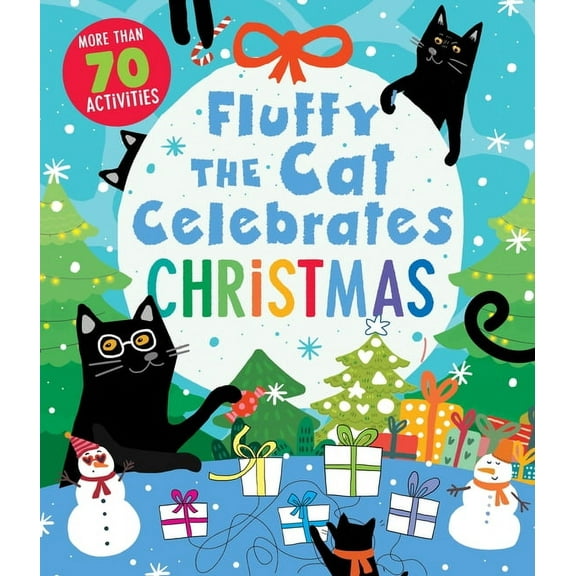 Clever Activity Book Fluffy the Cat Celebrates Christmas: More Than 70 Activities, (Paperback)