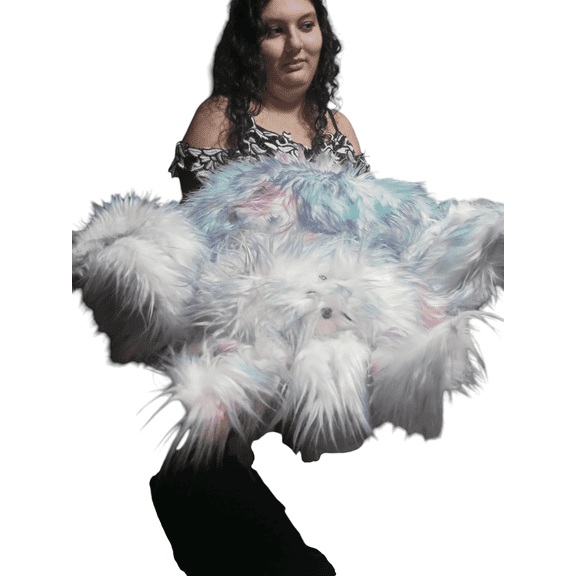 Flufy Soft Colorful Spider, Halloween Décor