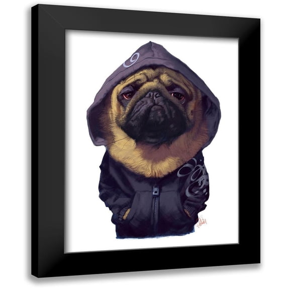 Fluharty, Thomas 15x18 Black Modern Framed Museum Art Print Titled - Homie