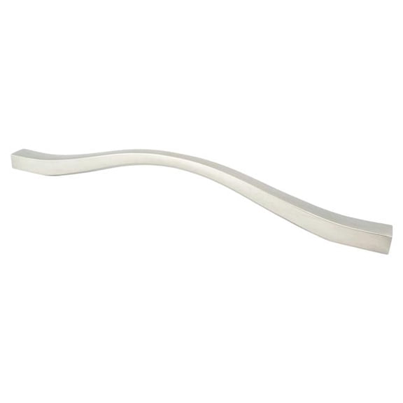 Fluid 192 mm & 224 mm Center to Center Fluid Cabinet Pull, Brushed Nickel