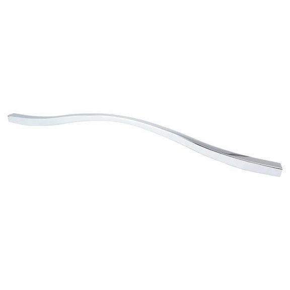 Fluid 288 mm & 320 mm Center to Center Fluid Cabinet Pull, Polished Chrome