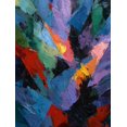 thumbnail image 1 of Fluid Abstract Art Canvas Print Meditation Room Home Wall Decor, 1 of 8
