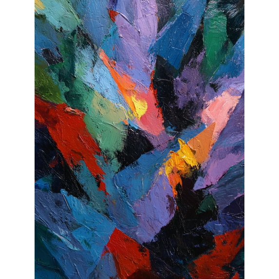Fluid Abstract Art Canvas Print Meditation Room Home Wall Decor