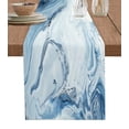 thumbnail image 1 of Fluid Art Emerald Green Table Runner Home Wedding Table Flag Mat Table Centerpieces Decoration Party Dining Long Tablecloth, 1 of 7