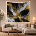 thumbnail image 1 of Fluid Art Marble With Like, Mystical Fantasy for Space Lovers, Galaxy Room Decor Statement Accent, Housewarming Gift, Tapestry Wall Hanging for Bedroom and Dorm, 1 of 5