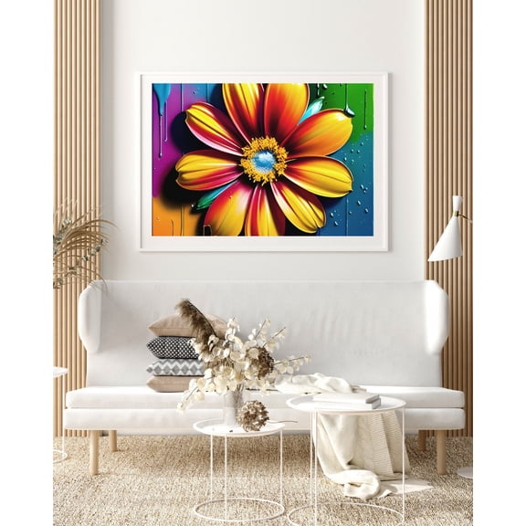 Fluid Floral Forms - Canvas Wall Art