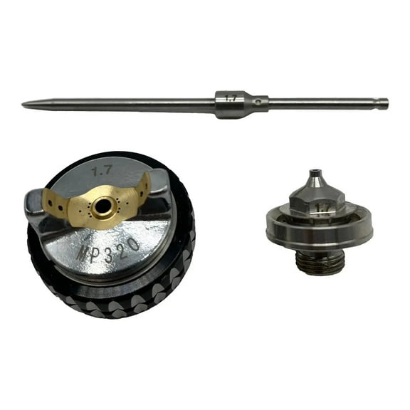 Fluid Nozzle and Aircap Needle Set Only fit for KOTA LVLP / MP Spray Gun paint Size: MP 1.7mm