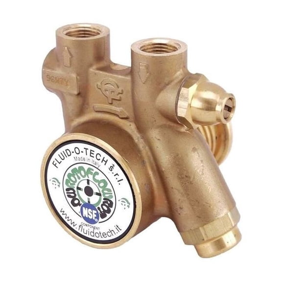 Fluid-O-Tech Rotary Vane Pump,240 psi,1.6 gpm PB0301ANCNN0000