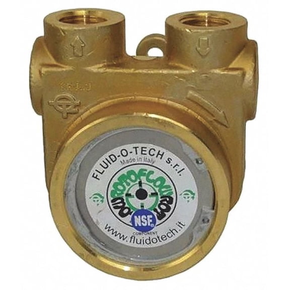 Fluid-O-Tech Rotary Vane Pump Low Lead Brass 1.6 gpm CA3