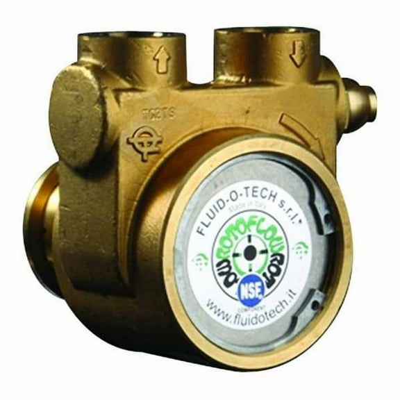 Fluid-O-Tech Rotary Vane Pump,Low Lead Brass,4 gpm PB0801ANDNN0000
