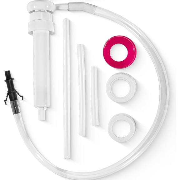 Fluid Oil Pump for Gallon Bottles and Wide Mouth Quart Bottles (Don't fit Standard Quart Bottles) Hand Pump Transfer Gear Oil, Transmission and Differential Fluid, 30cc Per Stroke