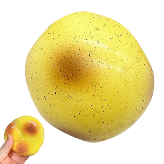 Fluid Potato Squishies Handmade Fidget, Potato Stress Ball, 2.36in Soft Slow Rising Squishies, Realistic Fake Food Stress Sensory Anxiety Relief, Desk Decor for Adults Gift Prank