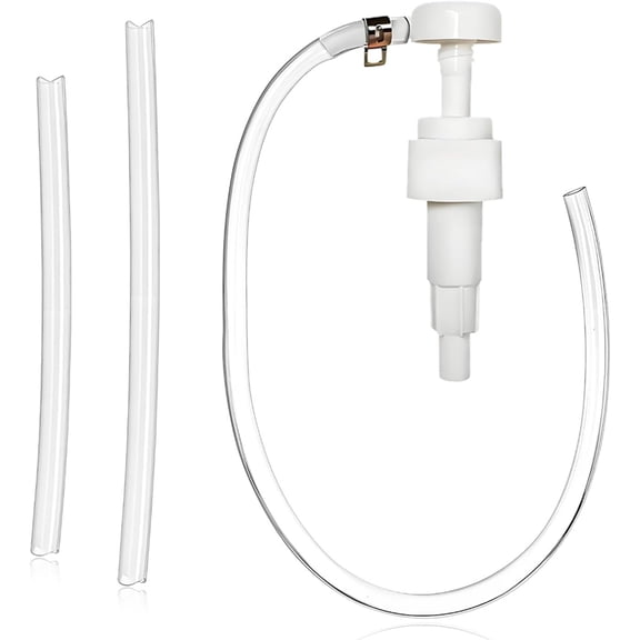 Fluid Pump for Quart Bottles, 4cc Per Pump Stroke Quart Bottle Hand Pumps with Flexible Tube, Transmission Fluid Transfer Kit Lower Unit Gear Oil Extractor for Marine Boat