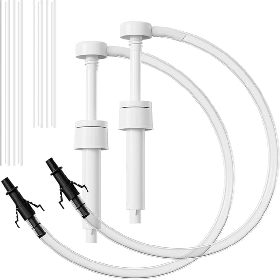 Fluid Pump for Standard Quart Bottles - (2Pack-28mm) 8cc Per Pump Stroke,transmission fluid pump ,Transmission Fluid Pump with 3rd Hand Adapter,Transfer Gear Oil,Differential & Transmission Fluid