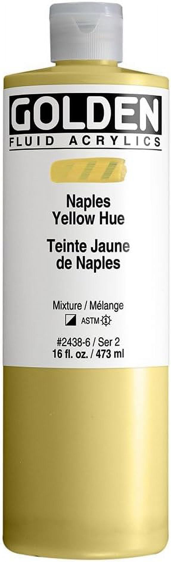 Fluid s by GOLDEN, Naples Yellow Hue, 16 fl. oz. Bottle, Professional