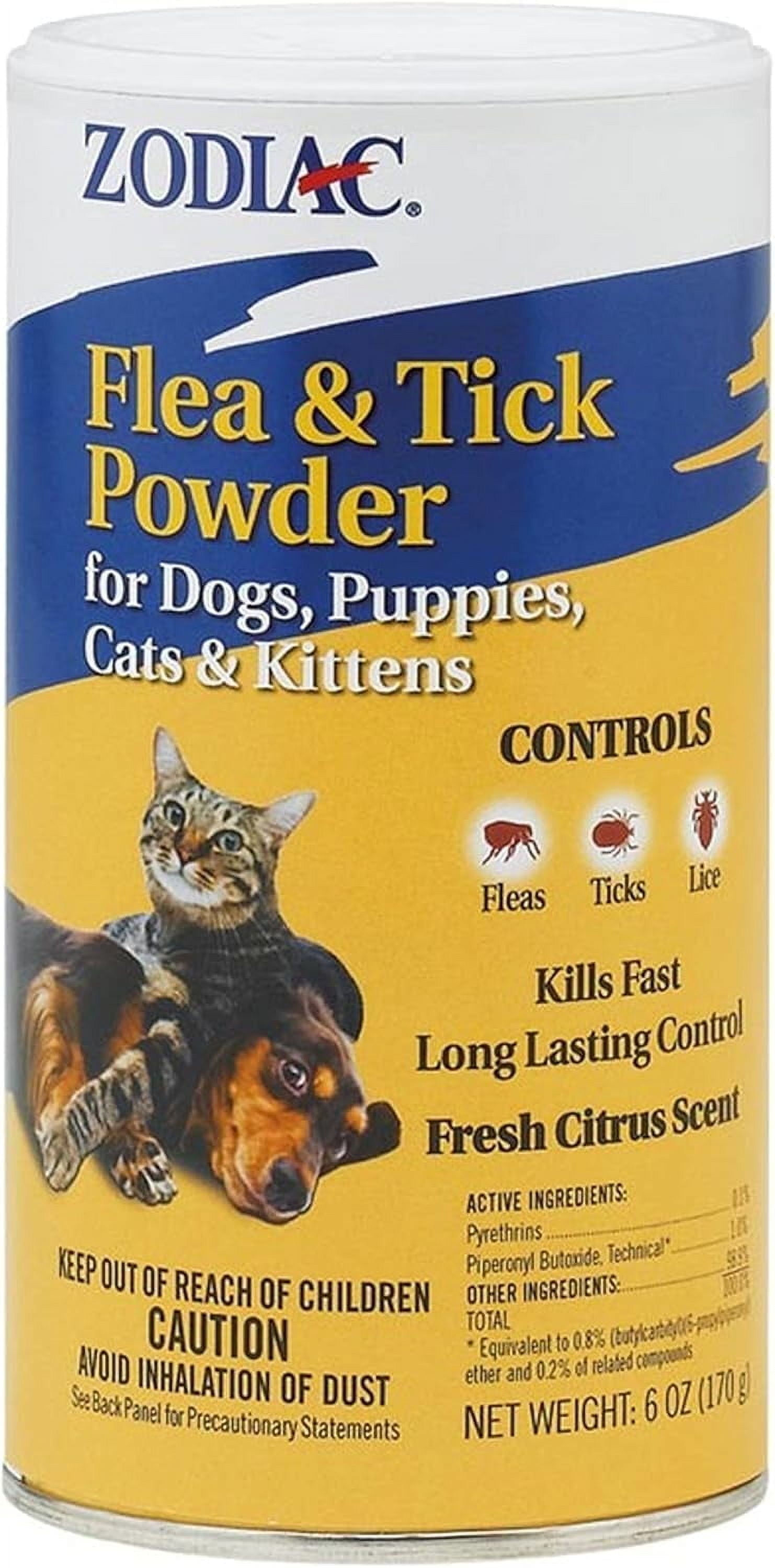 ZODIAC Fluidea & Tick Powder Dog & Cat, 6 Oz.