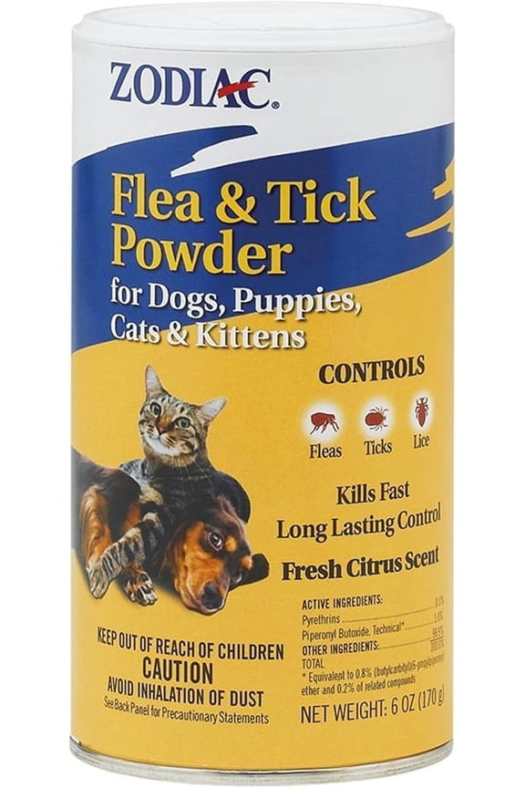 Fluidea & Tick Powder Dog & Cat, 6 Oz.
