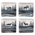 thumbnail image 1 of Fluidity Lodge Set/4 Dessert 8.5" asst., 1 of 2