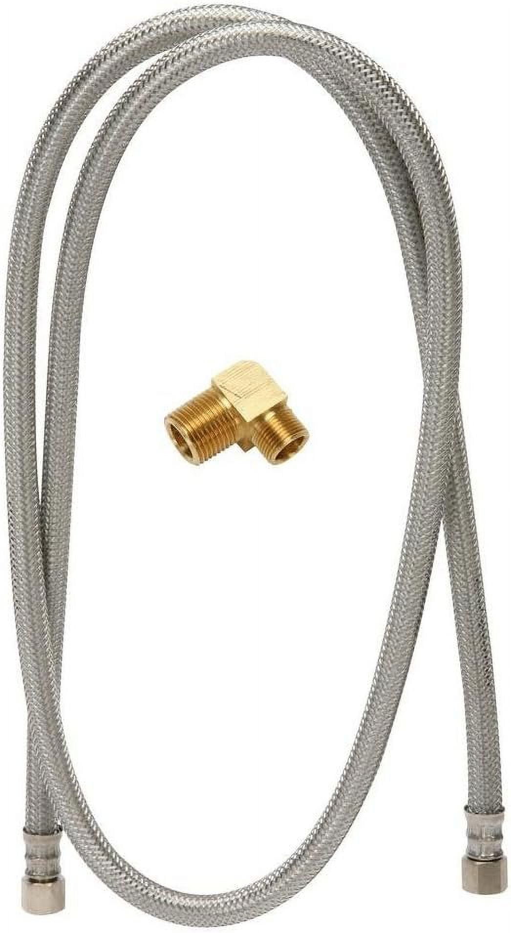 Fluidmaster 3/8 Compression 3/8 Compression Stainless Steel 60 in. L Supply Line
