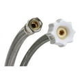 thumbnail image 1 of Fluidmaster B1T16CS Durable Stainless Steel Hose Toilet Connector 3/8 x 16 in., 1 of 4