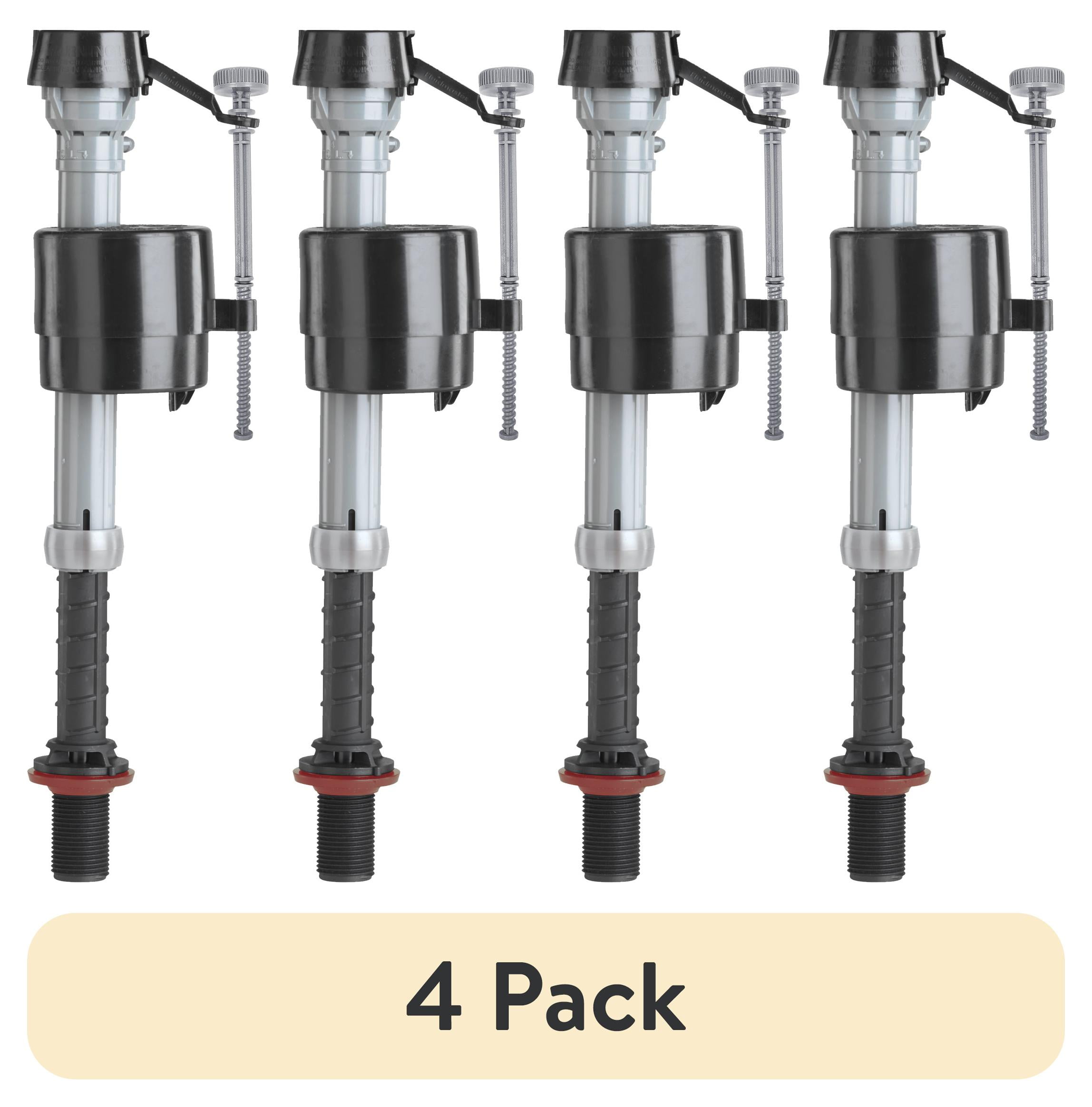 (4 pack) Fluidmaster 400A Universal Toilet Tank Repair Valve, New, 1