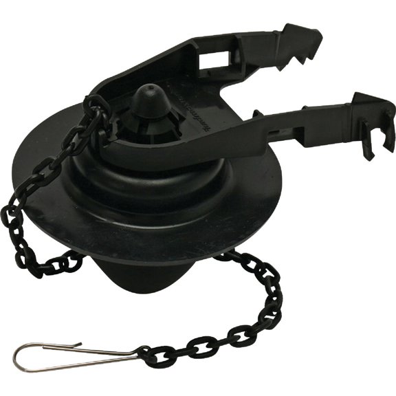 Fluidmaster Flapper 500P21 - Universal Toilet Flapper Replacement - Black