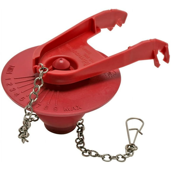 Fluidmaster 502 PerforMAX Universal High Performance, Water-Saving 2" Flapper, New, Rubber, 6 in Height, 0.11 lb.