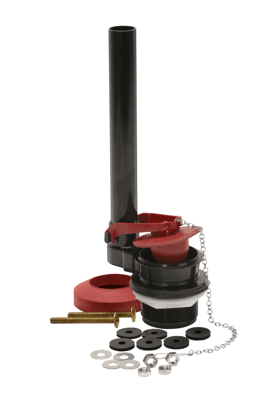 Universal High Performance Toilet Flush Valve Repair Kit with Adjustable Flapper