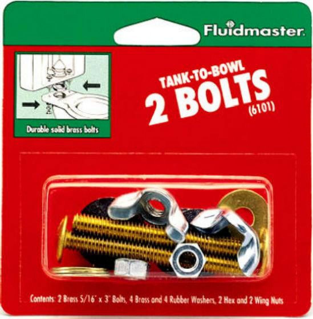 Fluidmaster 6101 2Bolt Tank To Bowl Kit, Each
