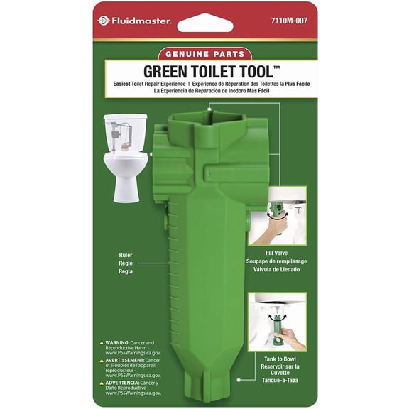 Fluidmaster Green Toilet Tool 7110M-007-P10 - Universal Toilets Repair Accessory - Green