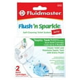 thumbnail image 1 of Fluidmaster 8202P8 Flush 'n Sparkle Automatic Toilet Bowl Cleaning System Refills, BioBalance Septic 2-Pack, 1 of 6