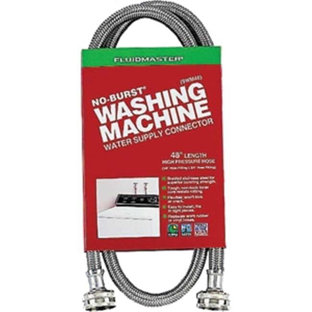 Fluidmaster 48-Inch Stainless Steel Washing Machine Supply Line