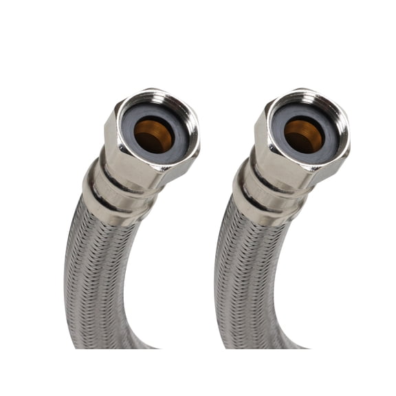 Fluidmaster B1H18 Braided Stainless Steel Water Heater Connector 18"