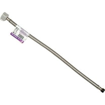 Fluidmaster B1T20 Braided Stainless Steel Toilet Connector 20"