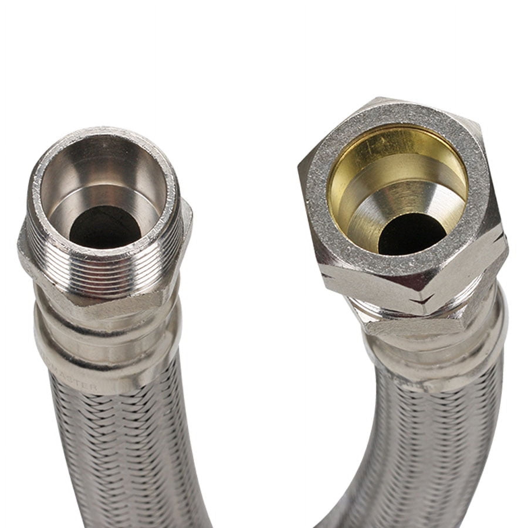 Fluidmaster B2H18 Braided Stainless Steel Water Heater Connector 18"