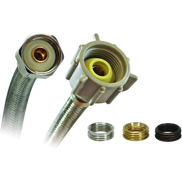 Lavastoviglie Ingresso Tubo Filettato Connettore 1.9cm x Freddo Caldo
