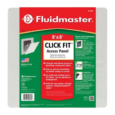 Fluidmaster Click Fit AP-0808 8″ x 8″ Access Panel