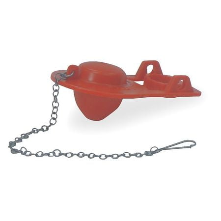 FLUIDMASTER Pro 54 Flapper, Red, Resists Chlorine