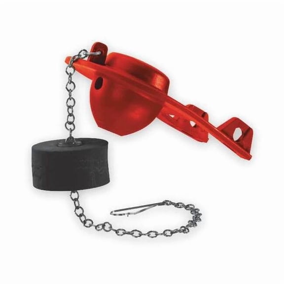 Fluidmaster PRO Series Flapper with Adapter Red For Universal