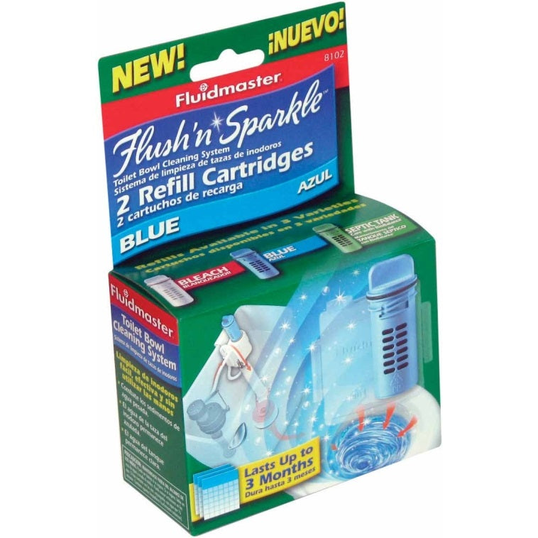 Fluidmaster Fluidmaster 8102P8 Flush 'N' Sparkle Refill Cartridges