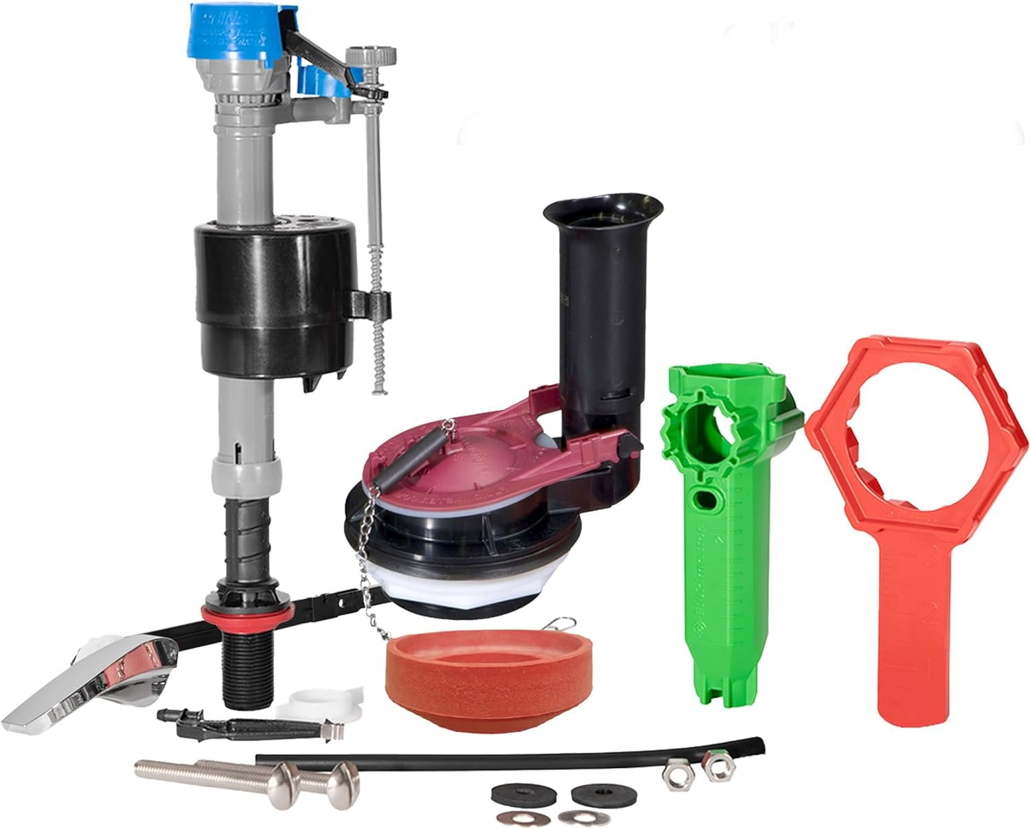 Fluidmaster Universal Multicolor Toilet Repair Kit with Installation Tools