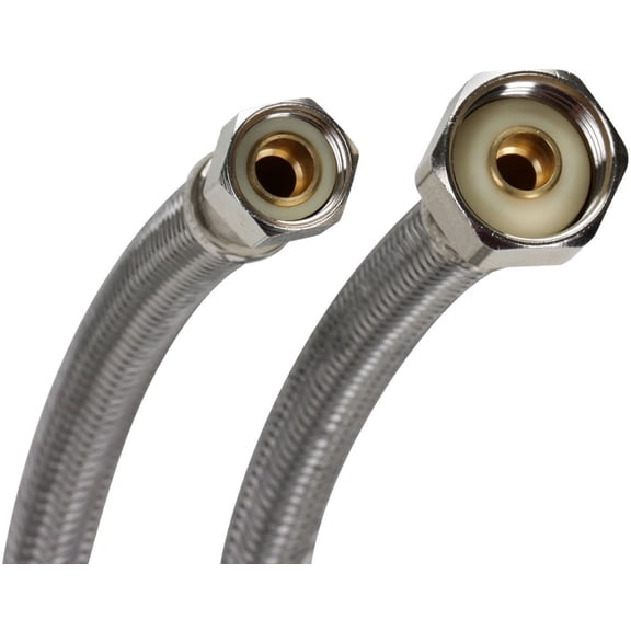 Fluidmaster Pro1f09 9" Faucet Hoses, 3/8" X 1/2" F.I.P.