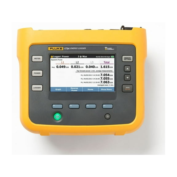 Fluke 1734/EUS Three-Phase Electrical Energy Logger with Fluke Connect