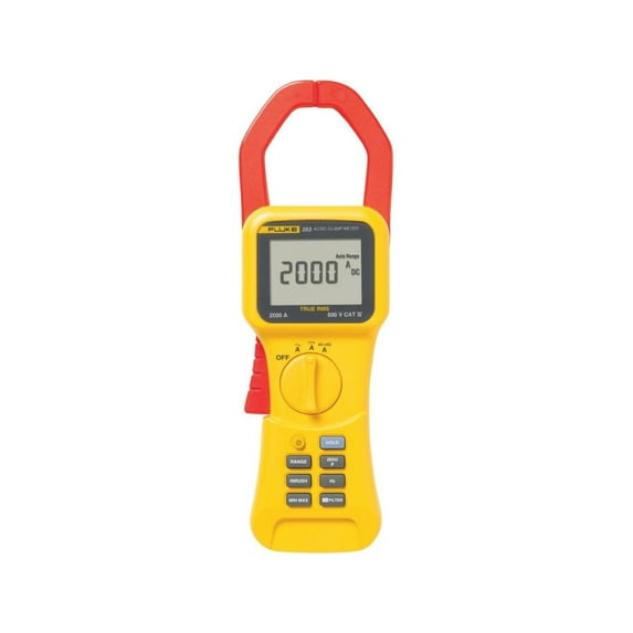 Fluke 353 600V, 2000A Yellow LCD Digital Clamp Meter Current Tester