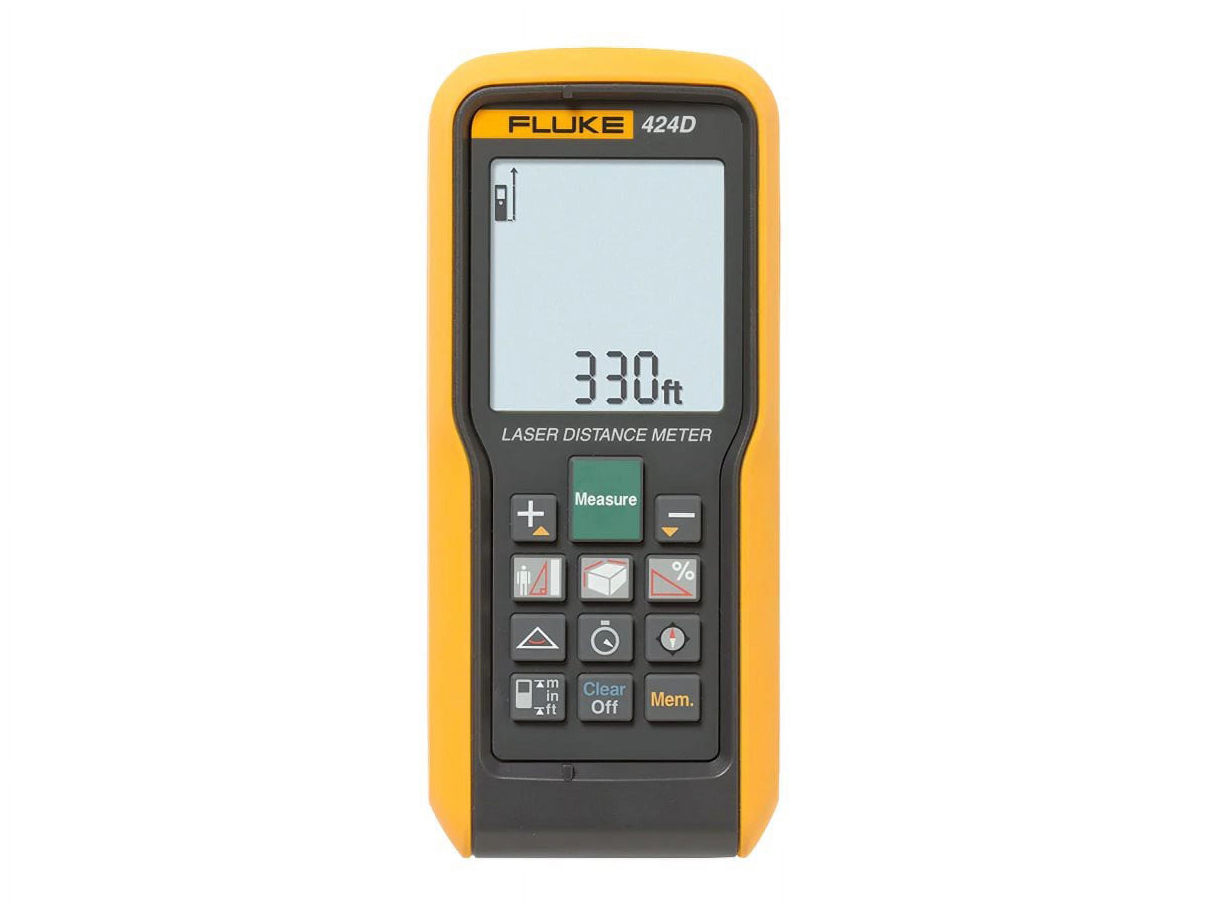 Fluke 424D Laser Distance Measurer with Backlit Display